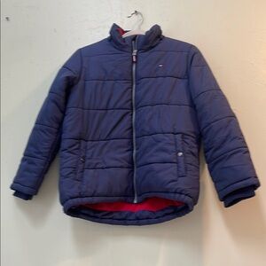 Tommy Hilfiger Blue Quilted Puffer Jacket with Insulated Design
